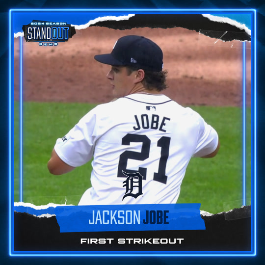 Jackson Jobe - First MLB Strikeout