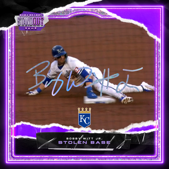 Bobby Witt Jr. - Stolen Base - 30/30