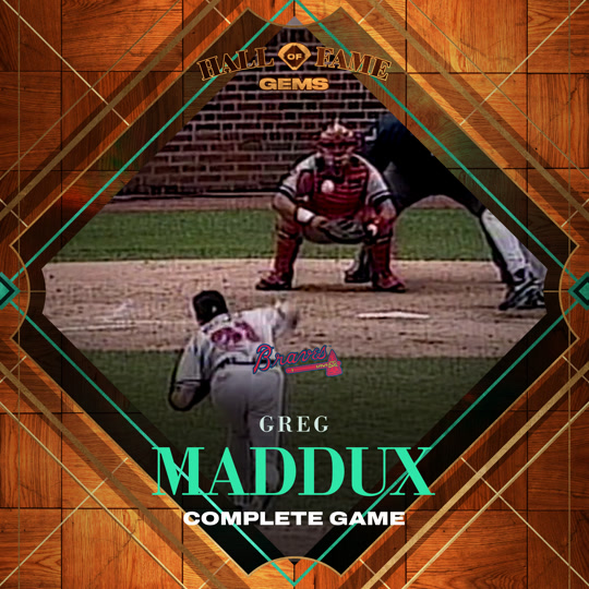 Greg Maddux - Complete Game