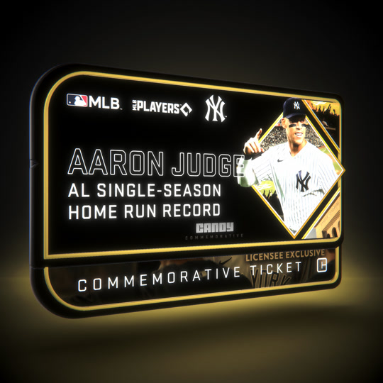 Aaron Judge 62nd Home Run Collectible