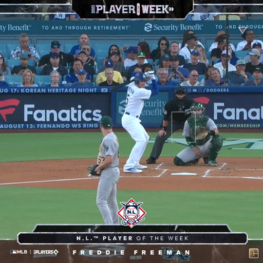 Freddie Freeman - NL Player of the Week (August)