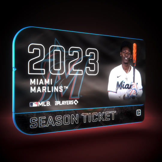 2023 Miami Marlins Season Ticket Collectible