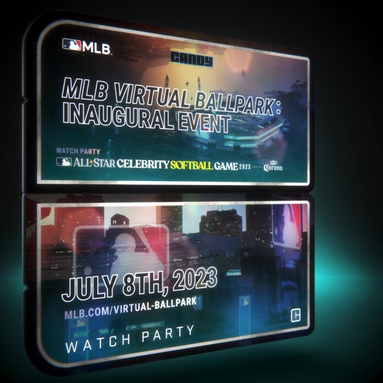 2023 MLB Virtual Ballpark Opening Commemorative Ticket