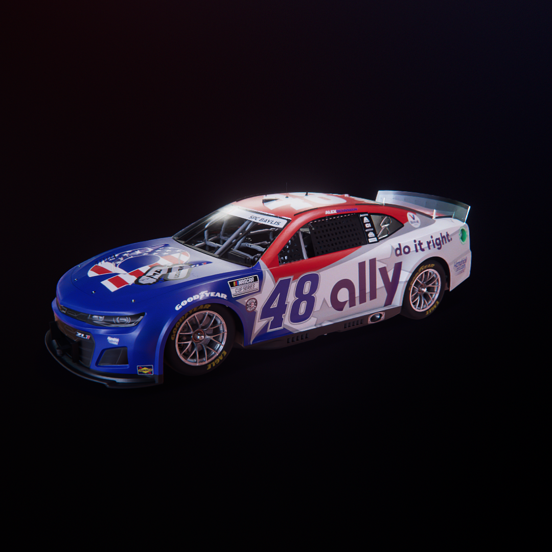 #48 Alex Bowman 2022 Digi-Cast Patriotic