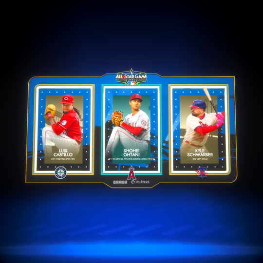 2022 Tricon Castillo Ohtani Schwarber