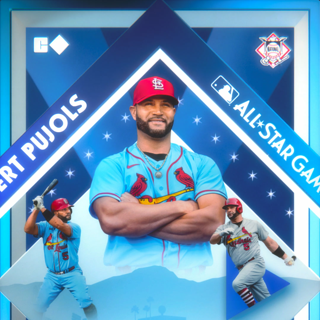 Game Albert Pujols Men's St. Louis Cardinals White Authentic 2022 All-Star  Jersey, image size:1080x1080