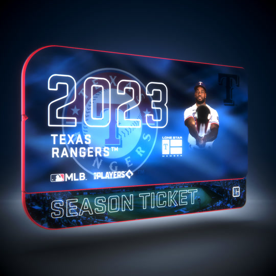 2023 Texas Rangers Season Ticket Collectible