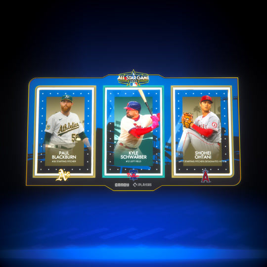 2022 Tricon Blackburn Schwarber Ohtani