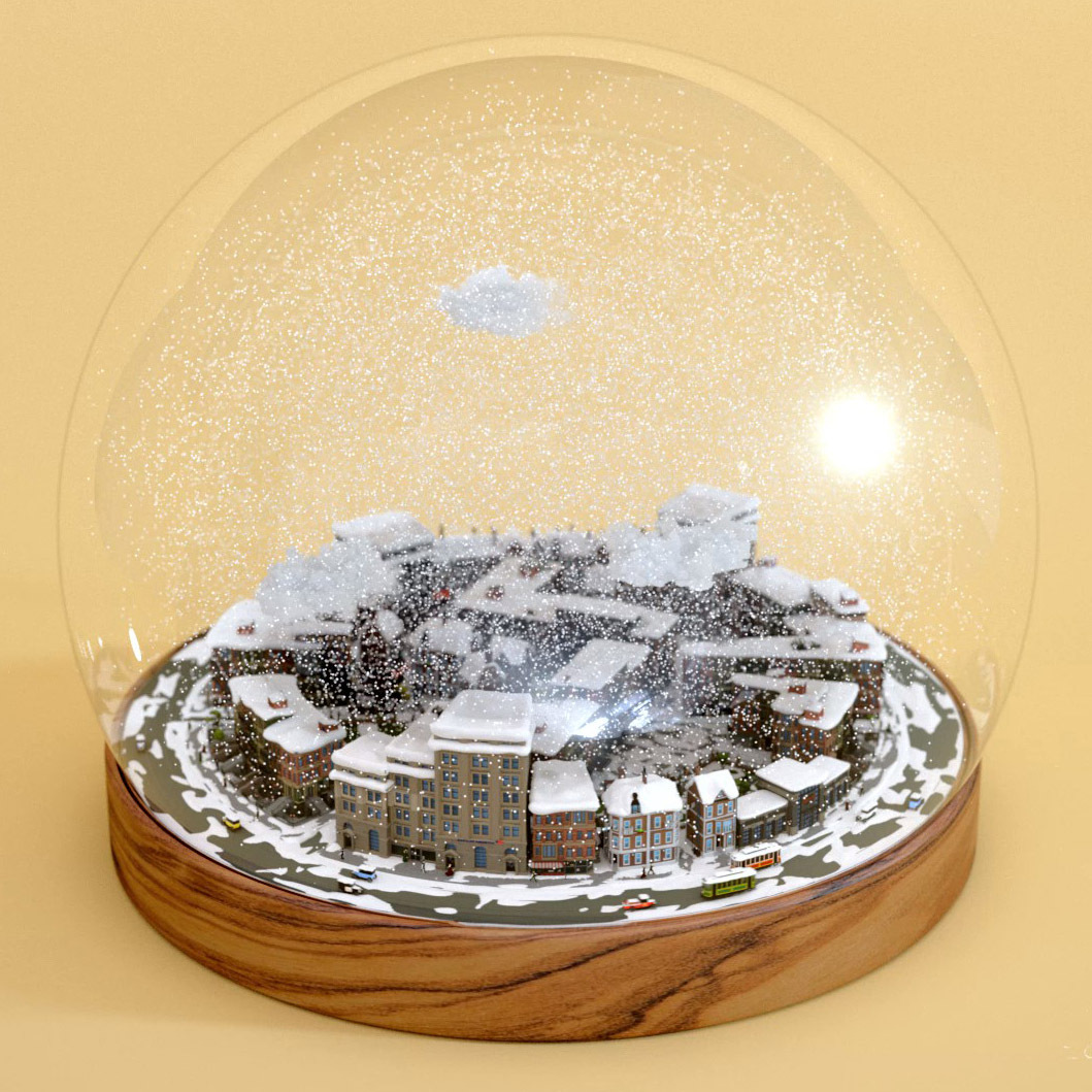 Bank of America Snowglobe