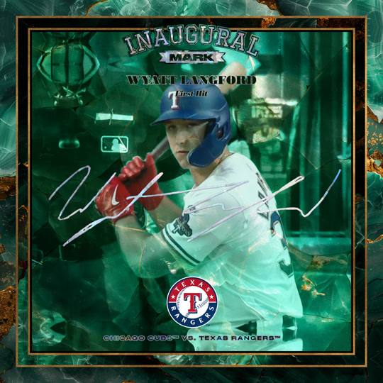 Wyatt Langford - First Hit