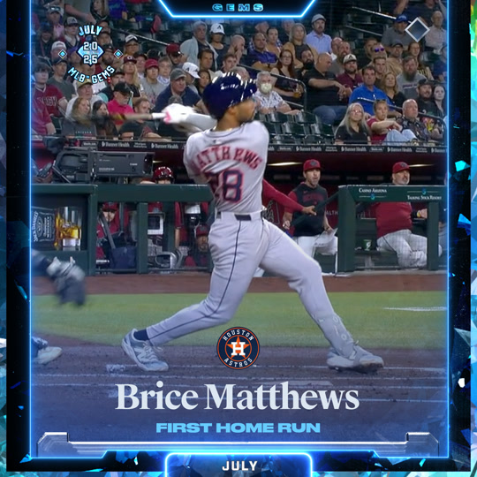 Brice Matthews - First Home Run