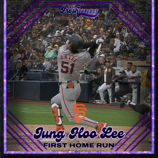 Jung Hoo Lee - First Home Run