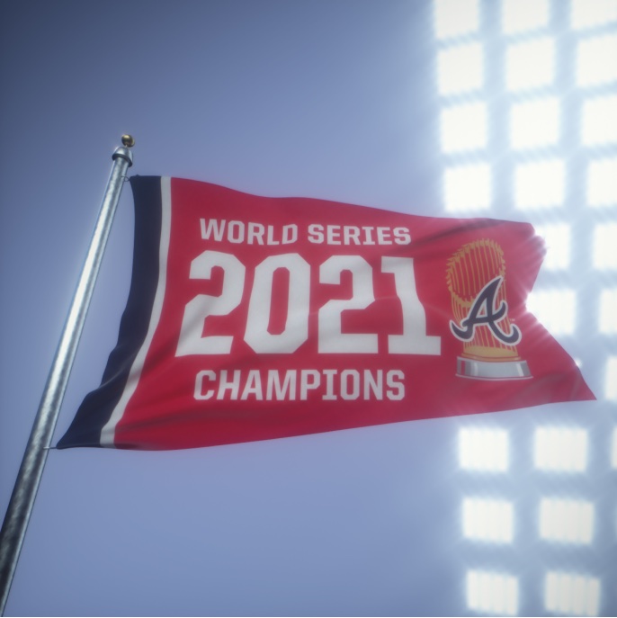 2021 Braves World Series Pennant