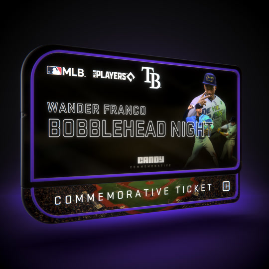 Wander Franco Night Collectible - Devil Rays