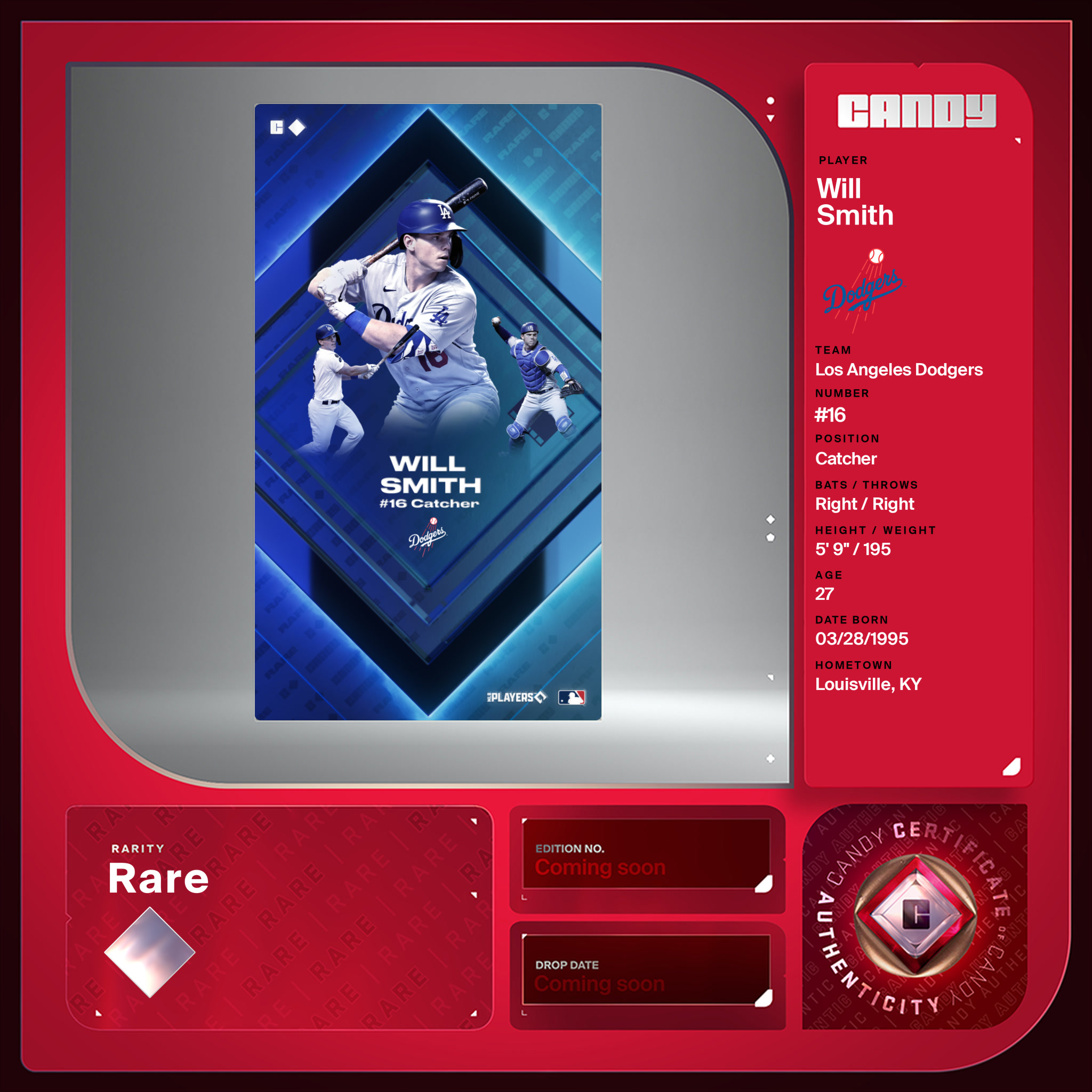 メジャーリーグ　記念プレート coa-mlb-icn-2022-rare-