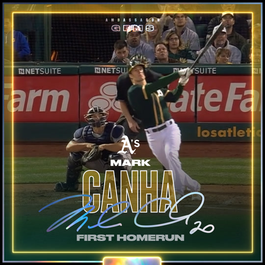 Mark Canha - First Home Run