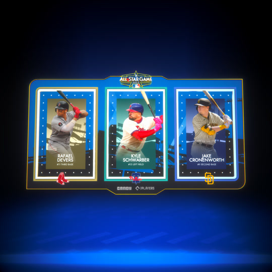2022 Tricon Devers Schwarber Cronenworth