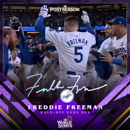 Freddie Freeman - Walk-Off Home Run