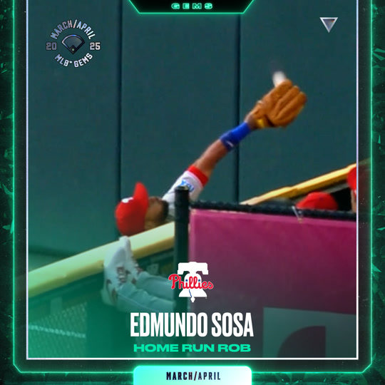 Edmundo Sosa - Home Run Rob