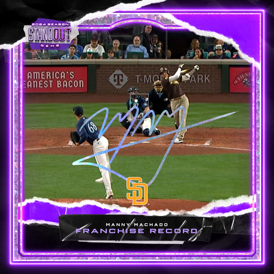 Manny Machado - Home Run - Franchise Record