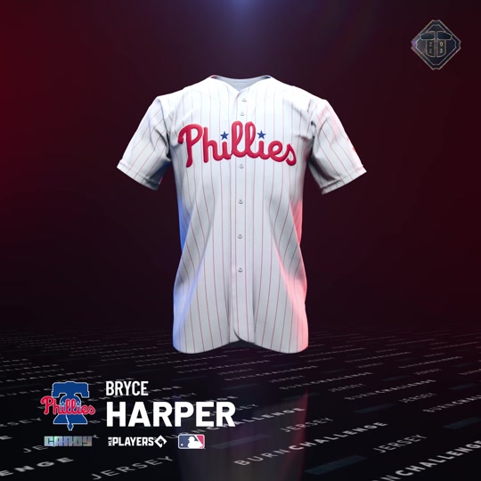 2023 MLB Jerseys - Philadelphia Phillies: Bryce Harper 