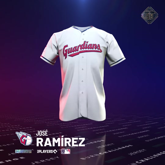 2023 MLB Jerseys - Cleveland Guardians: José Ramírez