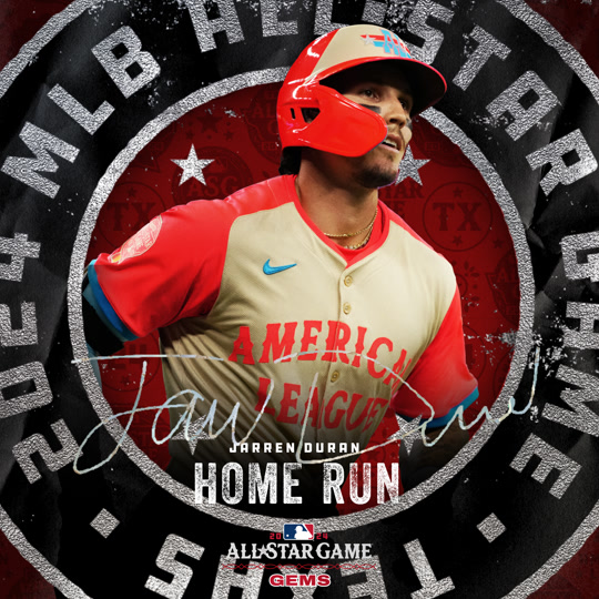 Jarren Duran AL Partial Set Chaser - Home Run