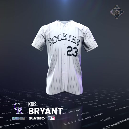 2023 MLB Jerseys - Colorado Rockies: Kris Bryant 