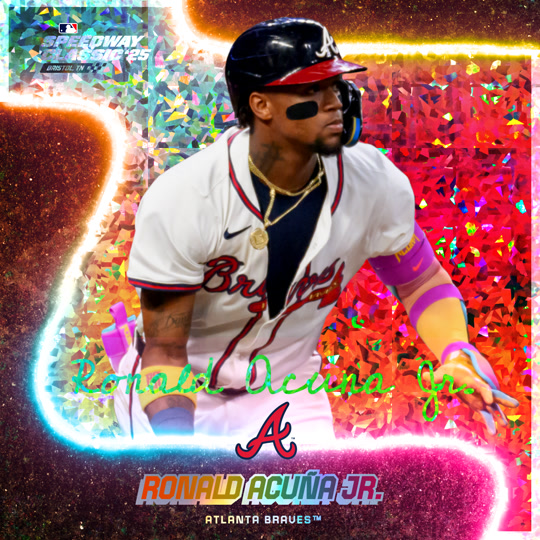 2025 Speedway Classic ICONs Rainbow Set Chaser | Ronald Acuña Jr.