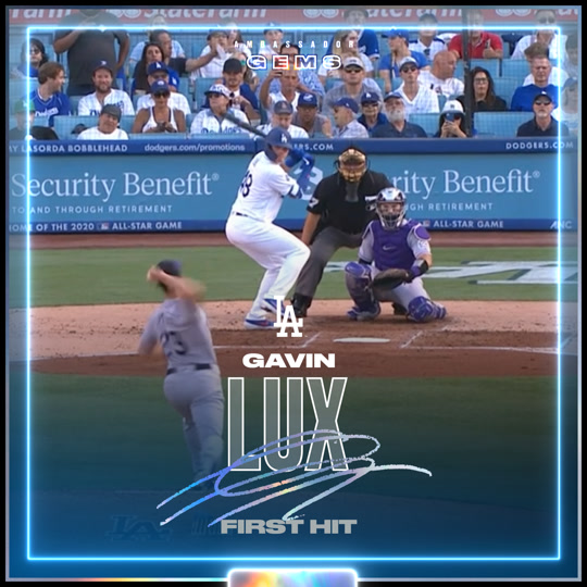 Gavin Lux - First Hit