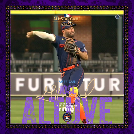 Jose Altuve - Assist
