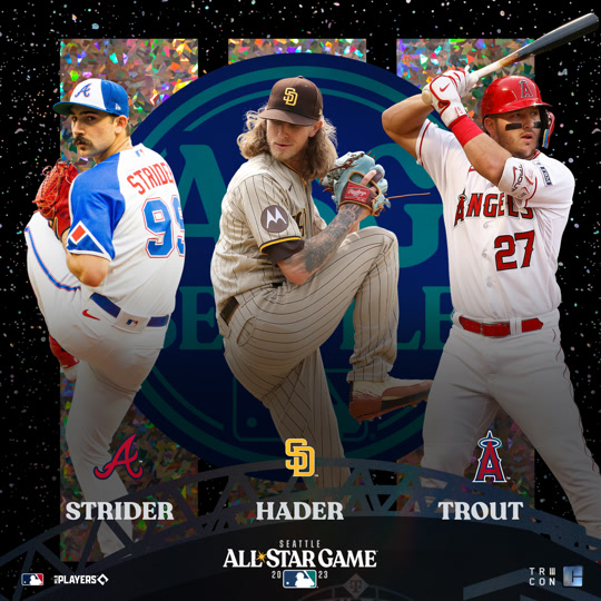 2023 All-Star Tricon Strider Hader Trout