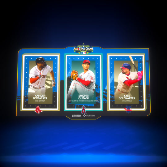 2022 Tricon Bogaerts Ohtani Schwarber