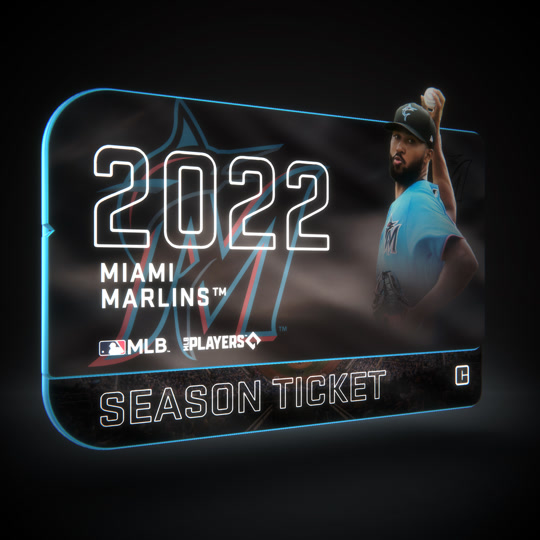 2022 Miami Marlins Season Ticket Collectible