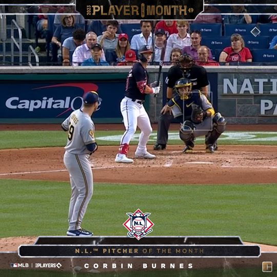 Corbin Burnes - NL Pitcher of the Month (July)