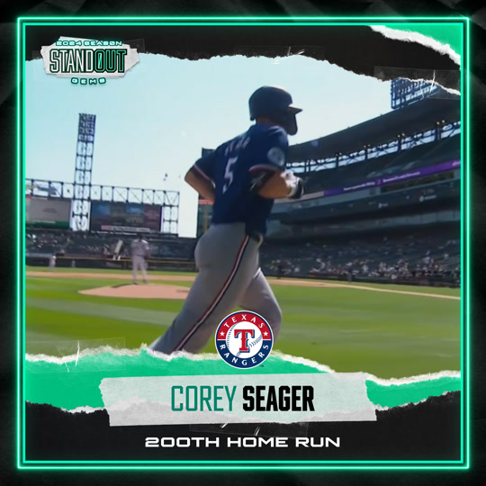 Corey Seager - 200th Home Run