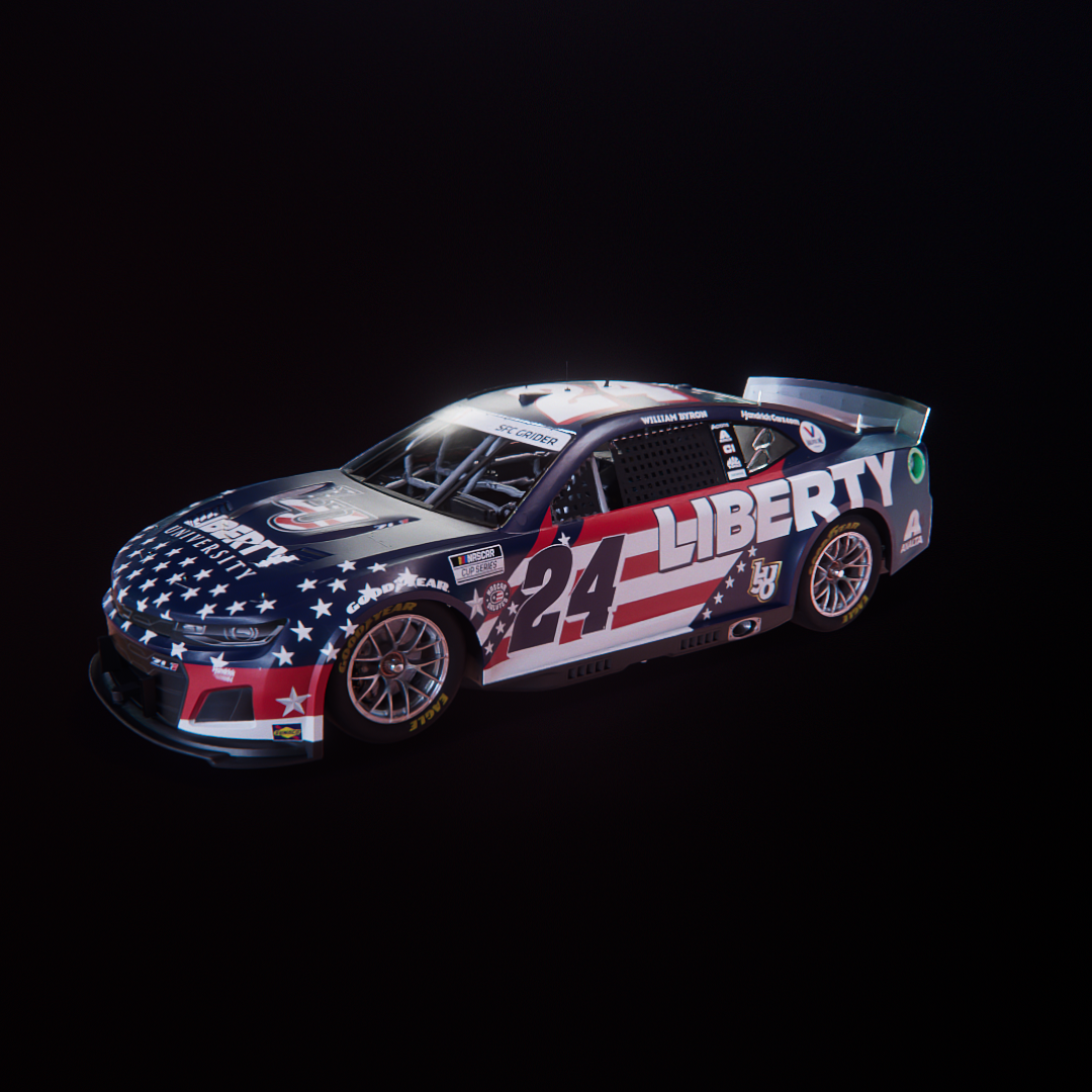 #24 William Byron 2022 Digi-Cast Patriotic