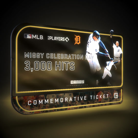 Miggy Celebration 3,000th Hit Day Collectible