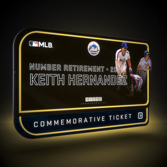 Keith Hernandez Number Retirement Night Collectible