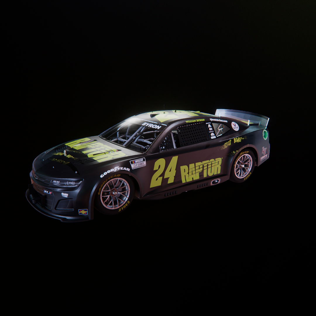 #24 William Byron 2022 Digi-Cast Raptor