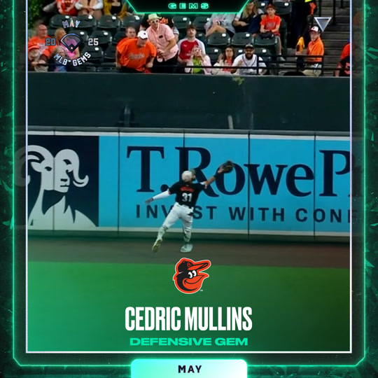 Cedric Mullins - Defensive Gem