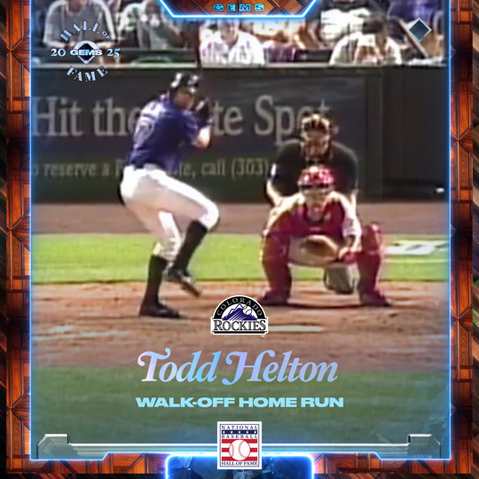 Todd Helton - Walk-Off Home Run