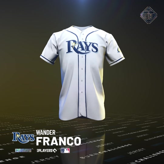 2023 MLB Jerseys - Tampa Bay Rays: Wander Franco