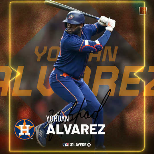 Yordan Alvarez- Present Insert