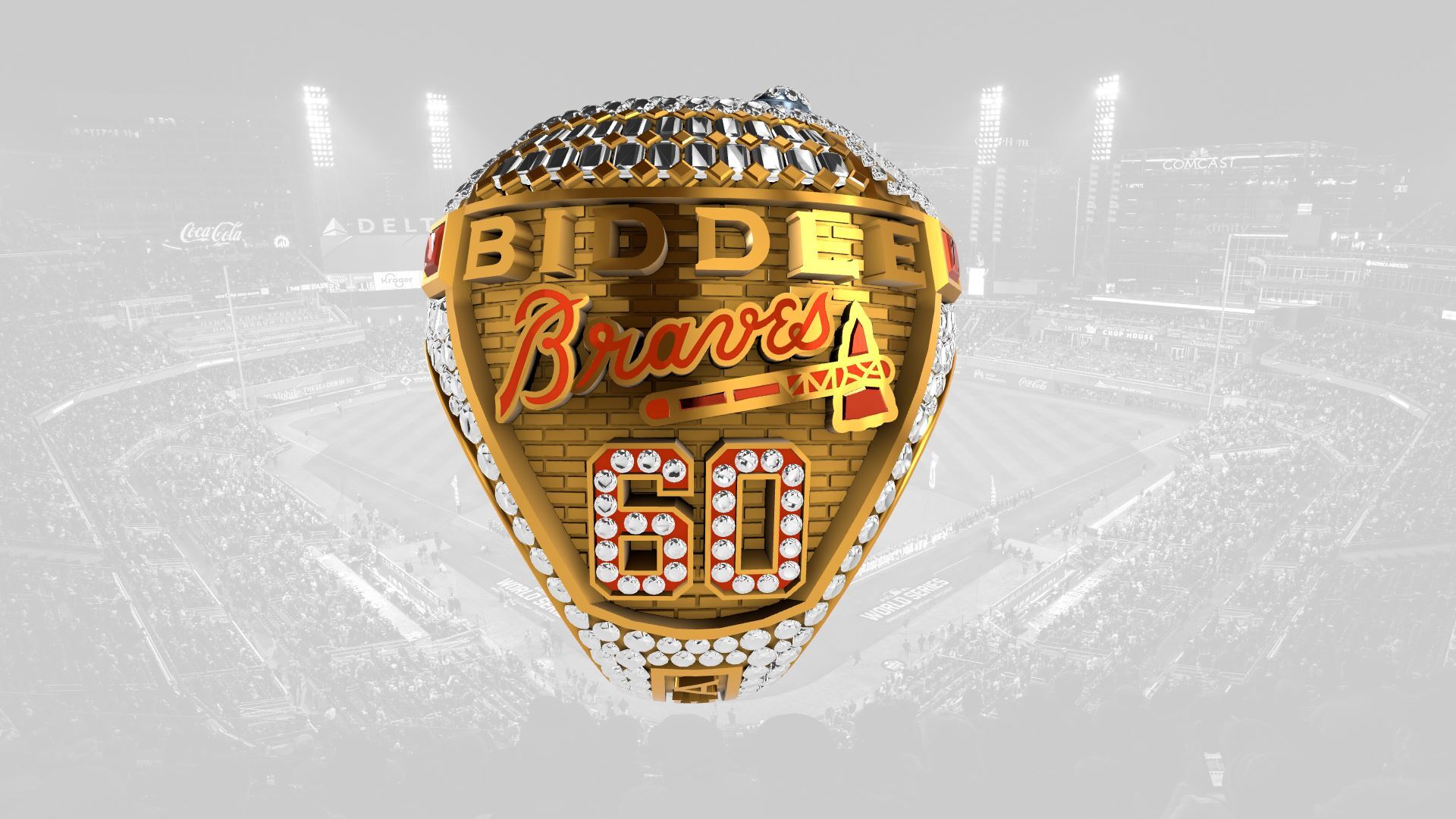 2021 Braves World Series Ring - Jesse Biddle