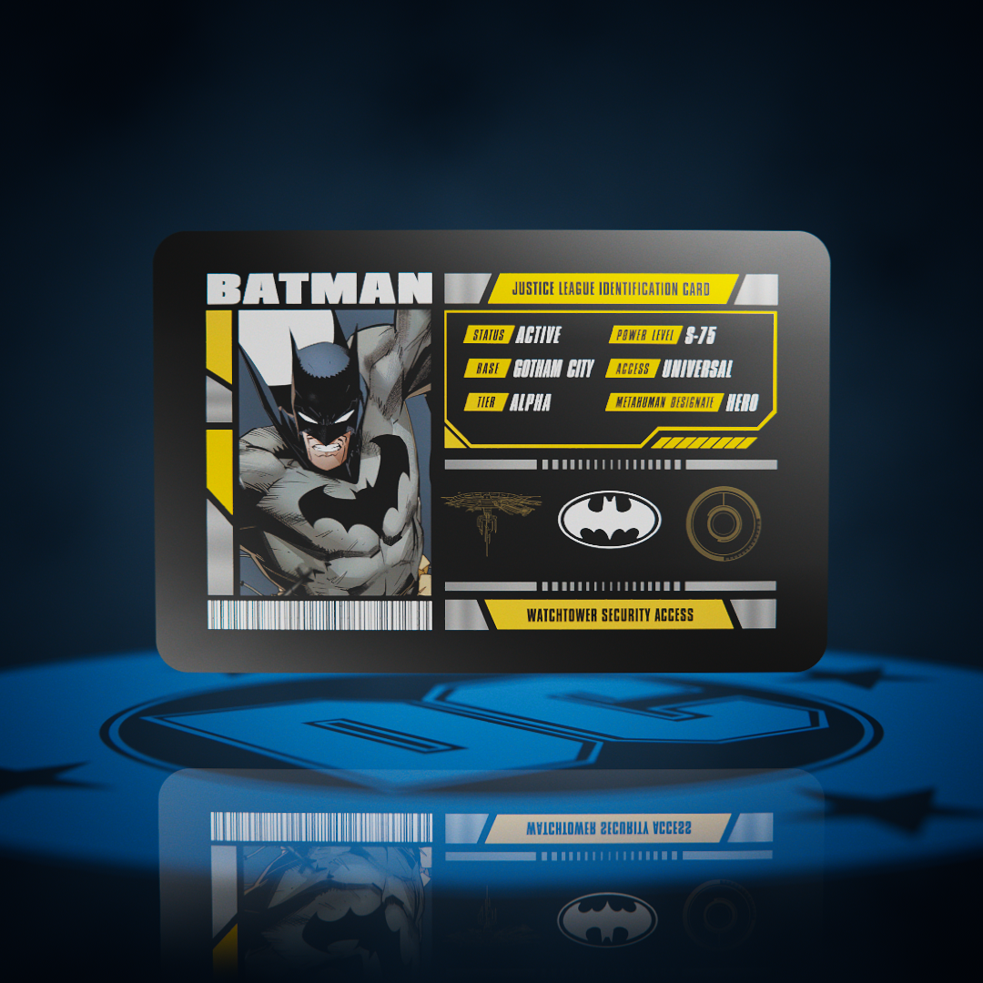 Batman - Justice League Membership Cards