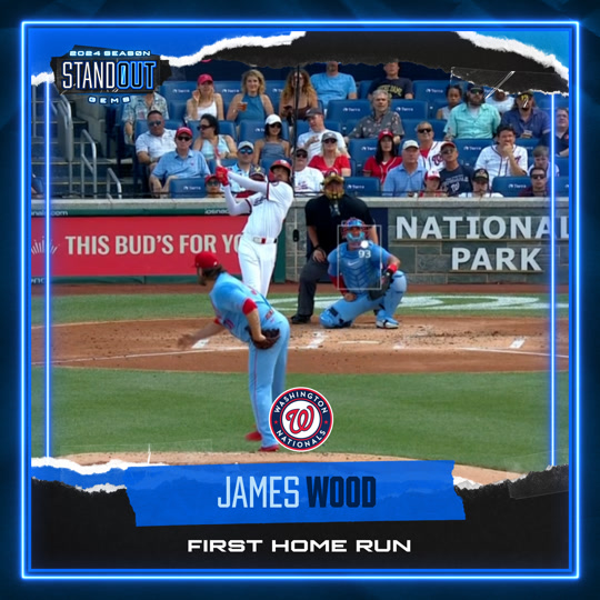 James Wood - First MLB Home Run