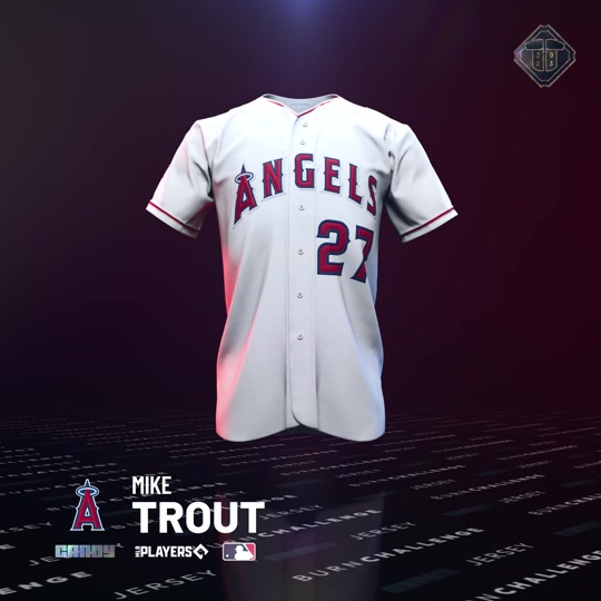 2023 MLB Jerseys - Angels: Mike Trout 
