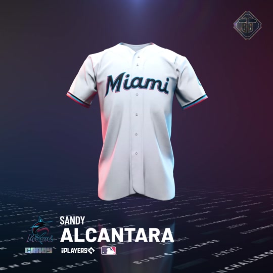 2023 MLB Jerseys - Miami Marlins: Sandy Alcantara 