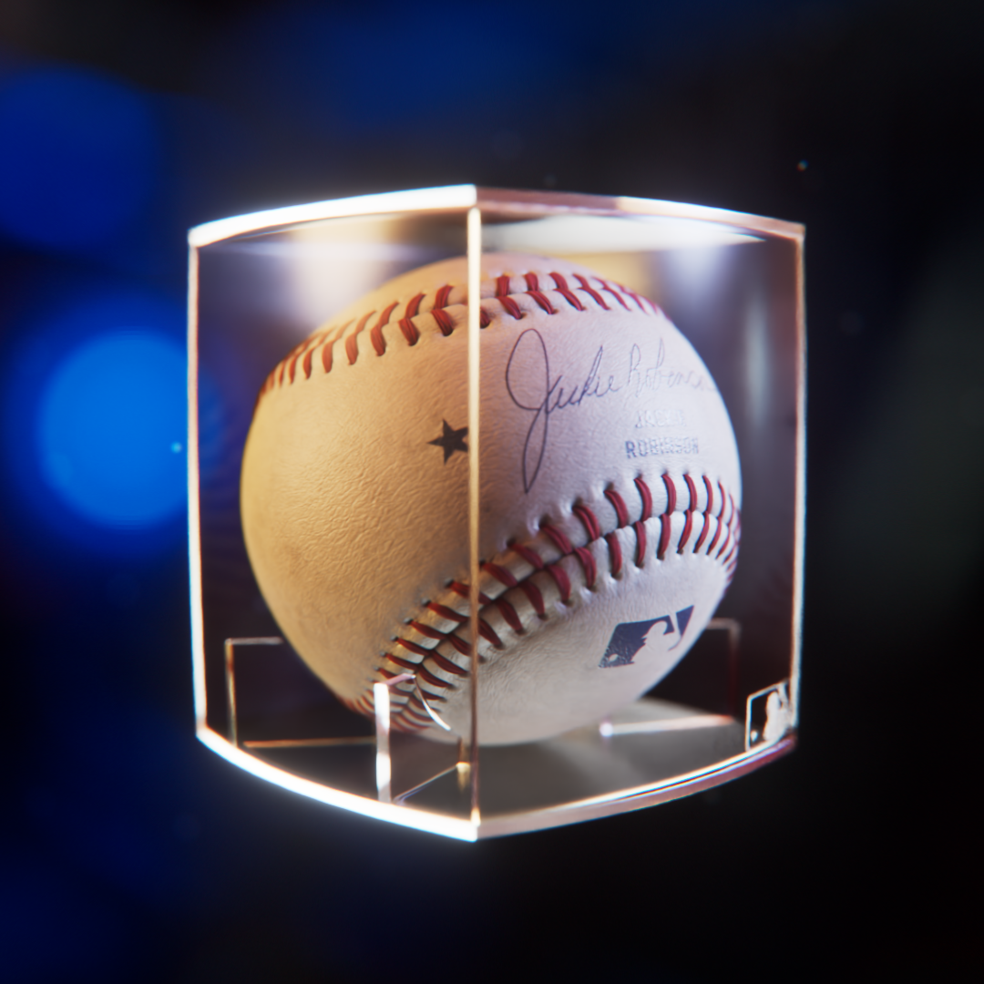 Jackie Robinson Signed Baseball